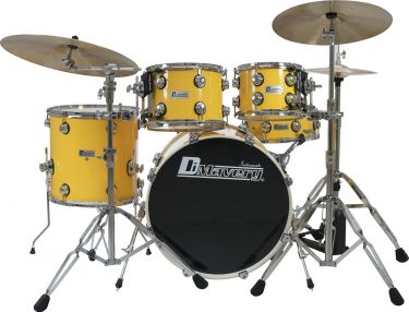 Dimavery DS-620 Drum Set, yellow