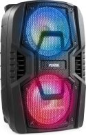 Højttalere, Transportabel Fest Højttaler FT208LED med hjul+håndtag / 2x 8" bas med LED lys / Bluetooth / 500W