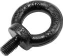 Diverse, SAFETEX Eyebolt M12/20mm, black galvanized drop forged