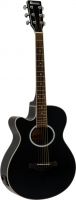 Musikinstrumenter, Dimavery AW-400 Western guitar LH, black