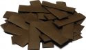 Smoke & Effectmachines, TCM FX Slowfall Confetti rectangular 55x18mm, brown, 1kg