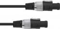 2-Core Speakon Lead, Omnitronic Speaker cable Speaker 2x2.5 10m bk