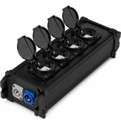 PSB40 Power Splitter Box P-Con IN/OUT - OUT + 4x SHUKO TILBUD NU