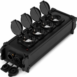 PSB45 Power Splitter Box P-Con TR IN/OUT - OUT + 4x SHUKO TILBUD NU