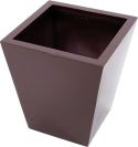 Plantpots, Europalms LEICHTSIN BASIC-50, shiny-brown