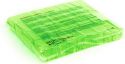 Smoke & Effectmachines, TCM FX Slowfall Confetti rectangular 55x18mm, neon-green, uv active, 1kg