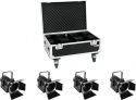 Eurolite, Eurolite Set 4x LED THA-60PC + Case