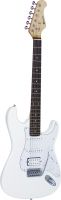 Musikinstrumenter, Dimavery ST-312 E-Guitar, white