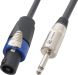 Højttalerkabel Speakon NL2 - 6.3mm Jack / 1.5mm² 10m