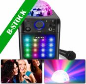 SBS50B-PLUS Karaoke Set Black with LED Light Effects "B-STOCK"