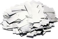 TCM FX Metallic Confetti rectangular 55x18mm, silver, 1kg