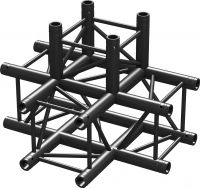 P30-T42 Truss 4-way T-junction Black