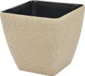 Udsmykning & Dekorationer, Europalms Deco cachepot STONA-47, rectangular,beige