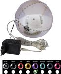 Udsmykning & Dekorationer, Europalms LED Snowball 15cm, purple