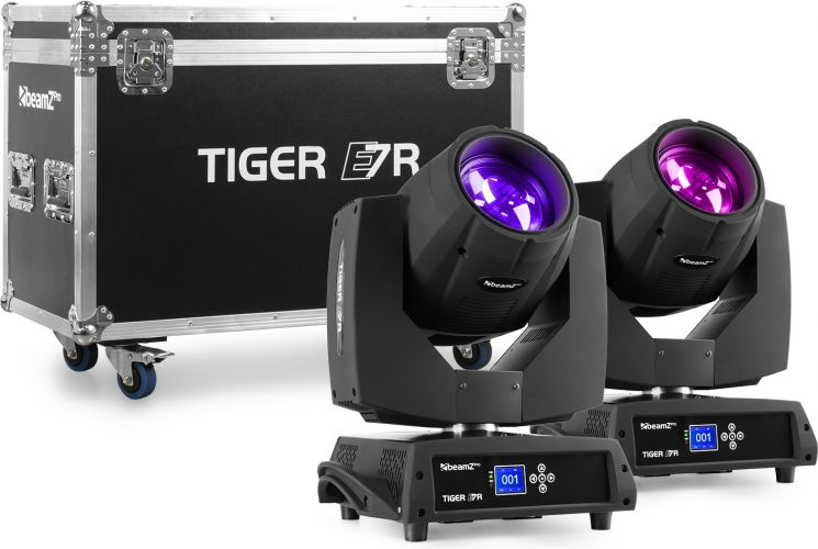 Tiger E 7R 230W MKIII Moving Head 2 stykker i Flightcase