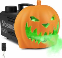 Halloween Græskar Røgmaskine med uhyggelige lyde og LED lys - Perfekt til Halloween