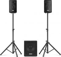 Vonyx VX0812BT 2.1 Komplet Lydsystem med 12" Subwoofer og 2 stk. 8" Højttalere / Bluetooth / 800W