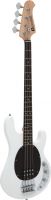 El-bas og akustisk bas, Dimavery MM-501 E-Bass, white