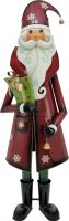 Julepynt, Europalms Santa Claus, Metal, 195cm, red