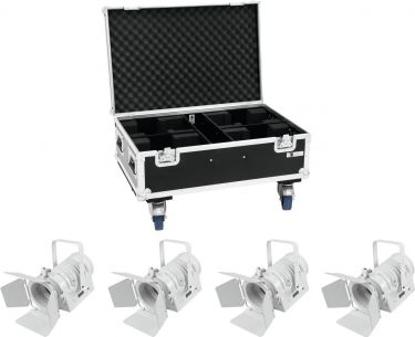 Eurolite Set 4x LED THA-40PC wh + Case