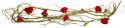 Kunstige Blomster, Europalms Rose Garland (EVA), artificial, red