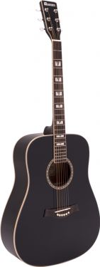 Dimavery STW-40 Western guitar, black