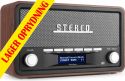 DAB Radio / Internet Radio, Foggia Retro DAB+ Radio Grey