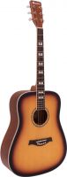 Akustisk Guitar, Dimavery STW-40 Western guitar, sunburst