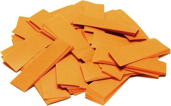 TCM FX Slowfall Confetti rectangular 55x18mm, orange, 1kg