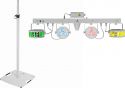 Eurolite Set LED KLS Laser Bar FX Light Set white + BPS-3 Loudspeaker Stand white