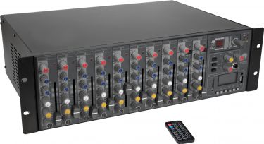 Omnitronic RM-1422FXA USB Rack Power Mixer