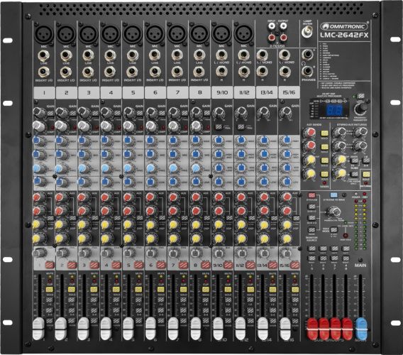 Omnitronic LMC-2642FX USB Mixing Console