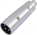 Adaptors, Omnitronic Adapter RCA(F)/XLR(M)