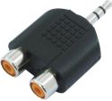 Brands, Omnitronic Adapter 2xRCA(F)/3.5 Jack stereo 10x