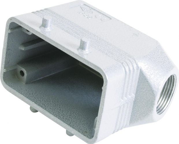 ILME Socket Casing for 10-pin, PG 16, angle