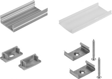 Eurolite Mounting set U-profile 20mm for LED Strip