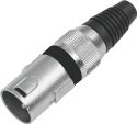 Brands, Omnitronic XLR plug 3pin bk 10x