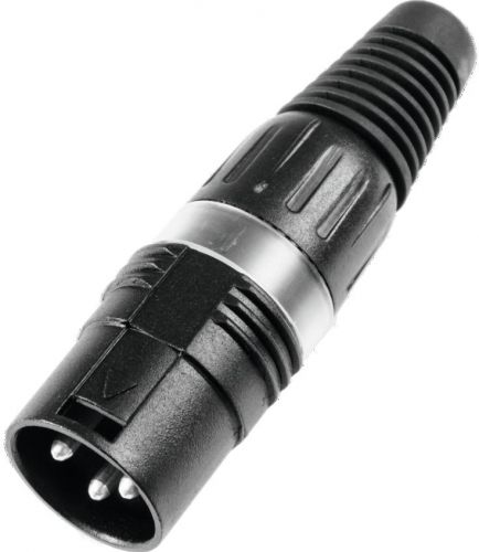 HICON XLR plug 3pin HI-X3CM-BLK