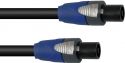 2-Core Speakon Lead, PSSO Speaker cable Speakon 2x4 20m bk