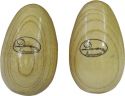 Trommer, Dimavery Egg shaker wood 2x