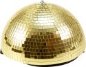 Diverse, Eurolite Half Mirror Ball 30cm gold motorized