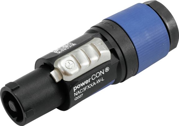 NEUTRIK PowerCon Cable Plug bu/bk NAC3FXXA-W-L