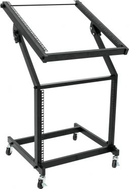 Omnitronic Rack Stand 12U/10U adjustable on Wheels