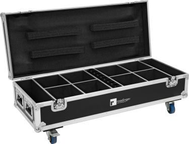 Roadinger Flightcase 8x AKKU UP-4 QuickDMX with charging function