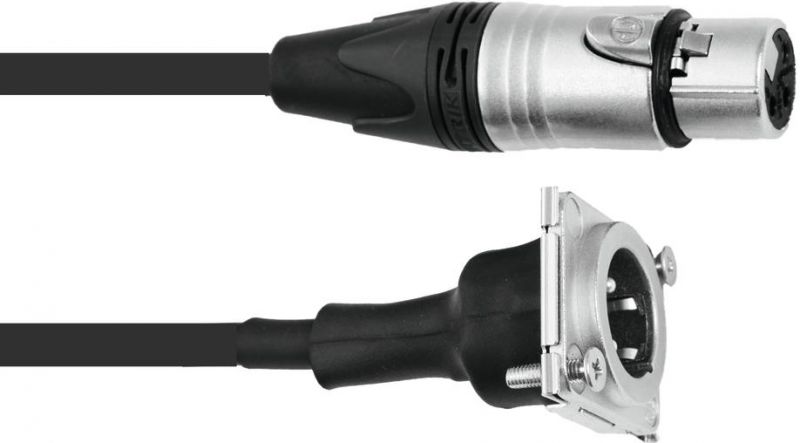 PSSO Patch Cable XLR(F)/XLR(M) S 1m bk