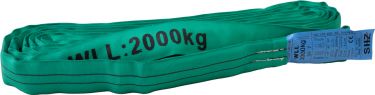 SHZ Round Sling 3m, max. Load 2000KG nach EN 1492-2 SF7 green