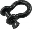 Assortment, SAFETEX Shackle 10mm black with Screwbolt