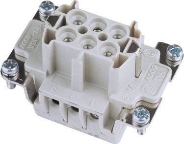 ILME Socket Insert 6-pin 16A, Screw Terminal