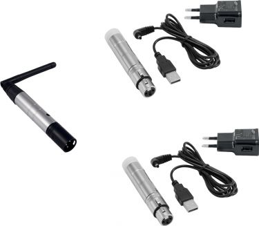 Eurolite Set QuickDMX 1x transmitter + 2x AKKU receiver