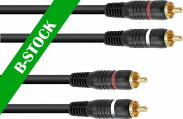 Omnitronic RCA cable 2x2 10m "B-STOCK"